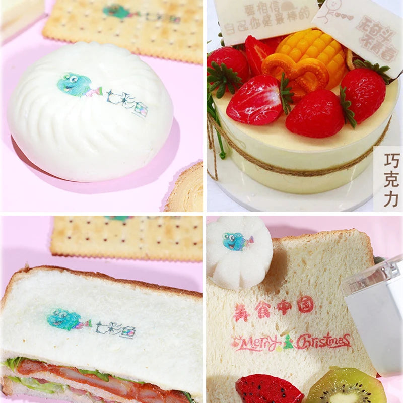 Impressora para alimentos portátil