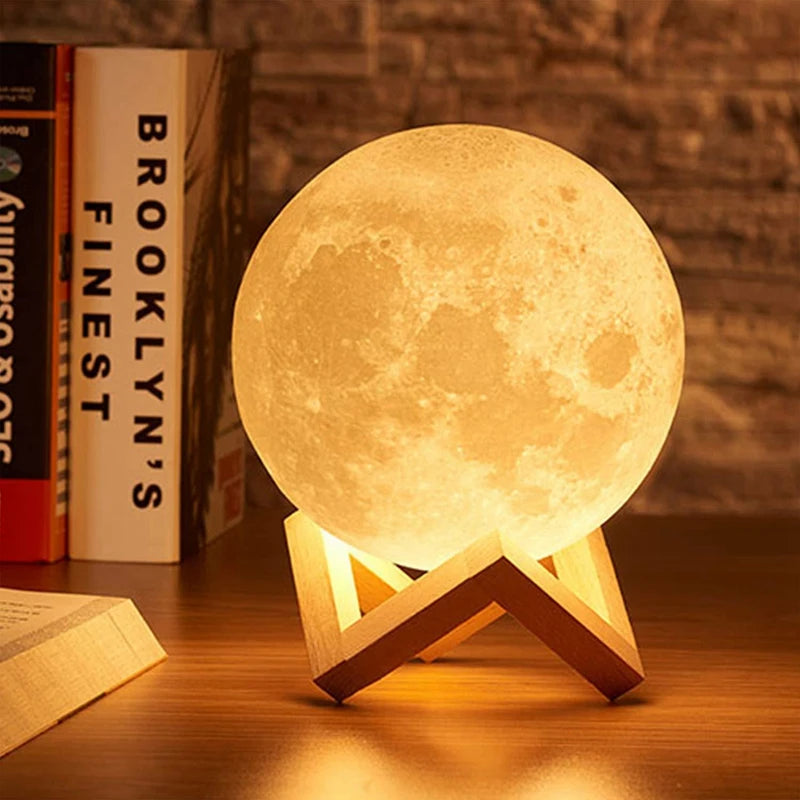 Lâmpada Luz da Lua - Moon Light Lamp