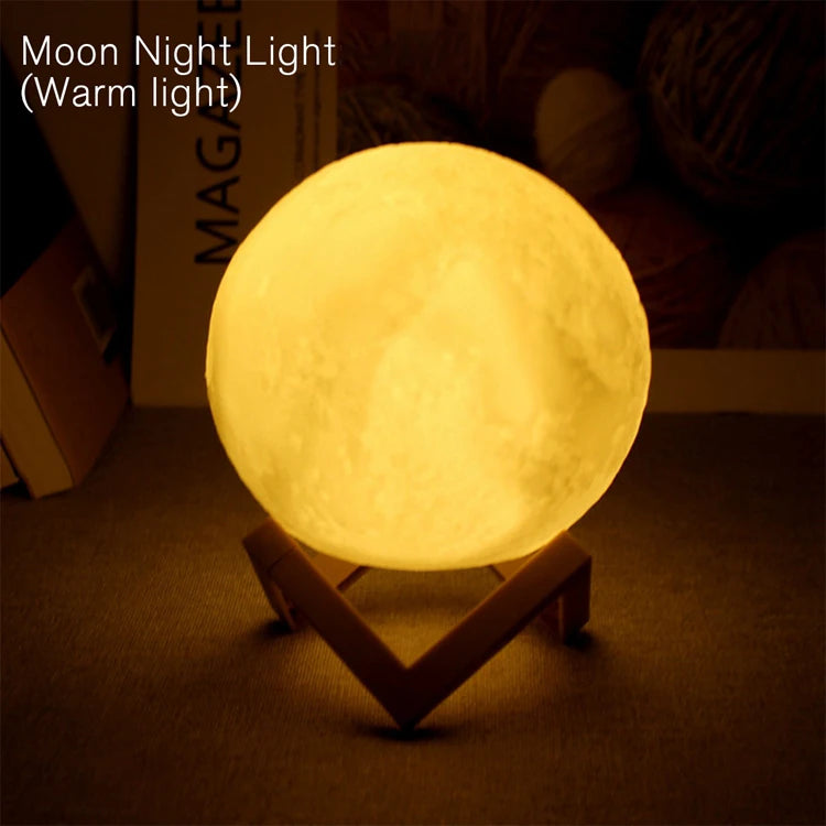 Lâmpada Luz da Lua - Moon Light Lamp