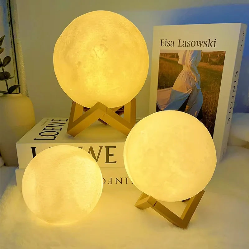 Lâmpada Luz da Lua - Moon Light Lamp