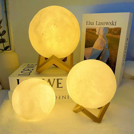 Lâmpada Luz da Lua - Moon Light Lamp