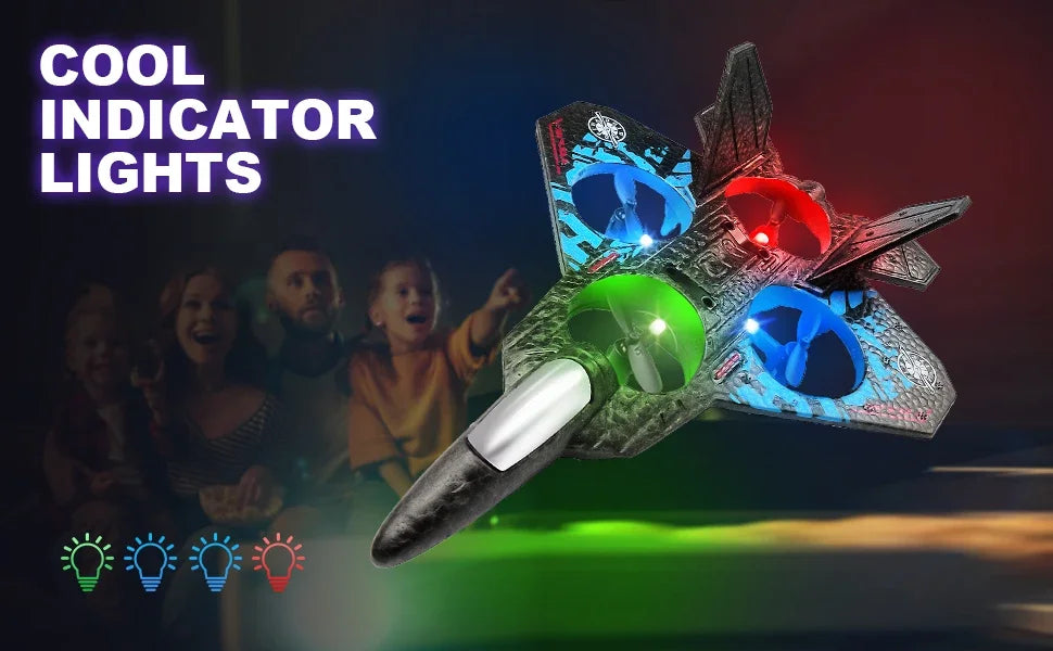 Avião Drone com Luzes